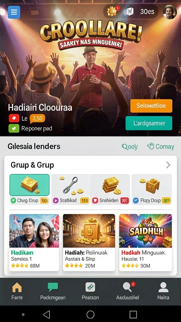 Pengaturan level yang kreatif dan penuh tantangan.