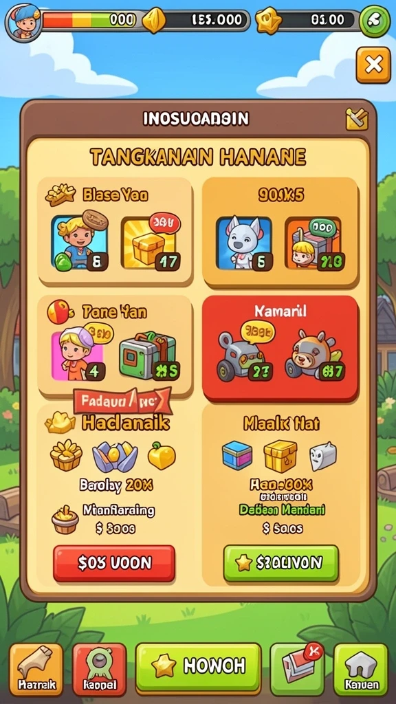 Screenshot saat mengikuti permainan seru dengan teman.