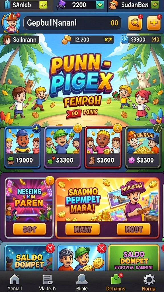 Gameplay seru dengan berbagai mode untuk dipilih.