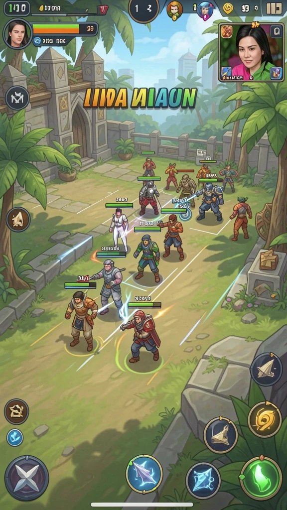 Tangkapan layar awal dari gameplay AWANLUCK.