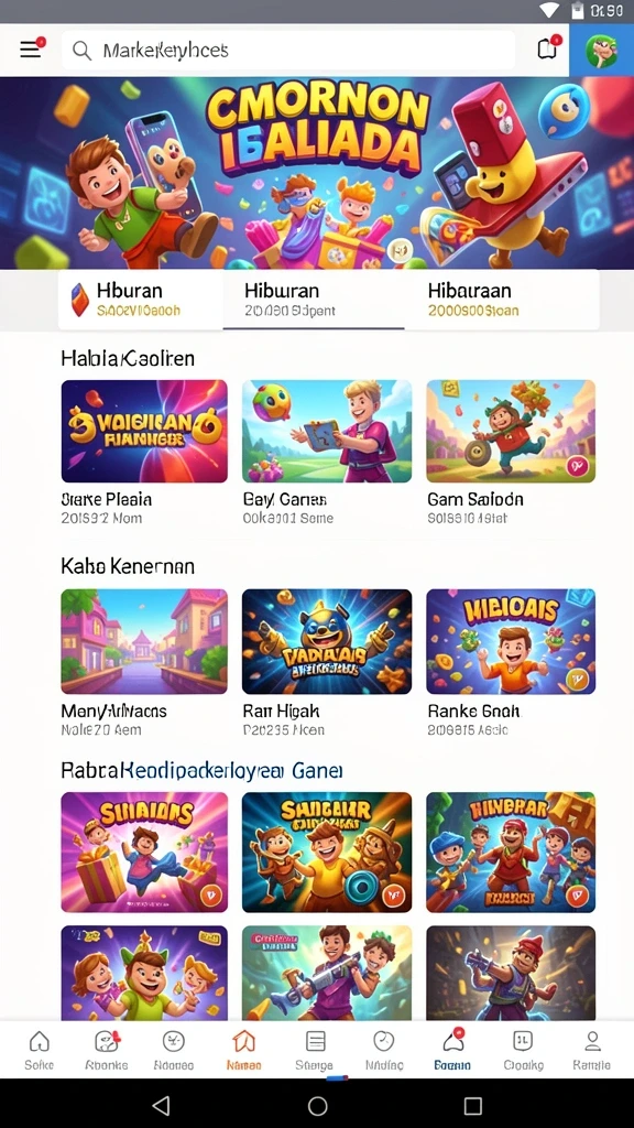 Screenshot menunjukkan level menantang yang baru.