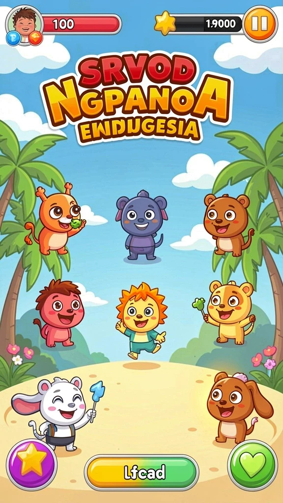Tampilan awal yang menarik dan mudah dipahami.