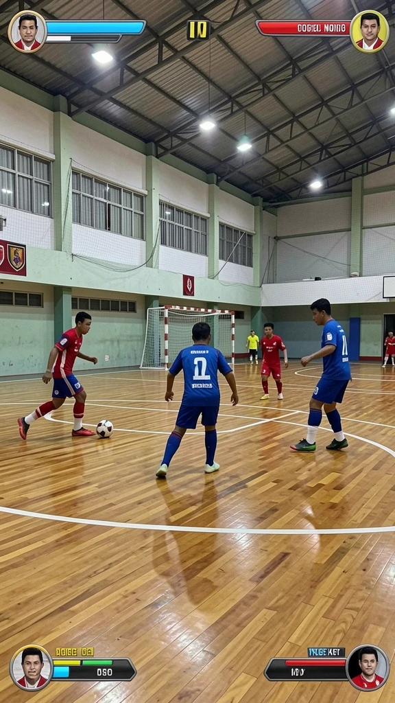 Tampilan level yang menakjubkan dan penuh warna.