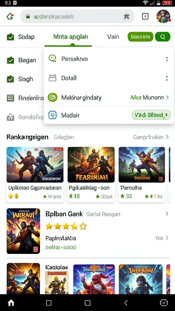 Fitur permainan yang interaktif dan menantang.