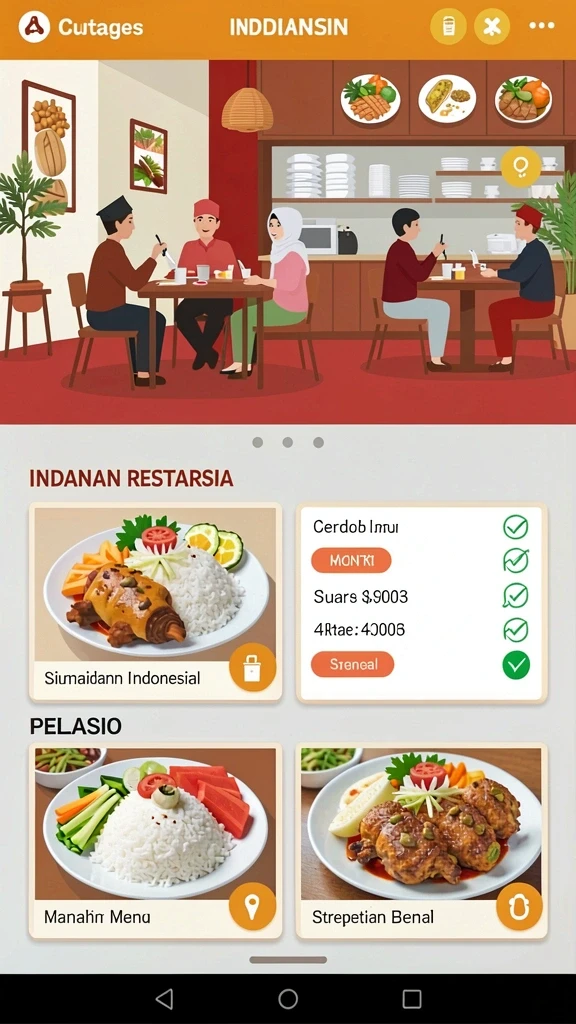 Tampilan antarmuka yang user-friendly.