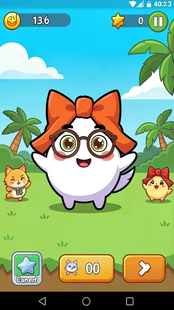Gameplay seru dengan berbagai pilihan karakter.