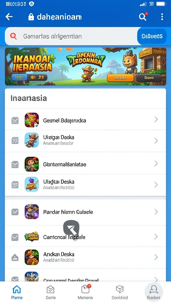 Tampilan antarmuka yang bersih dan modern.