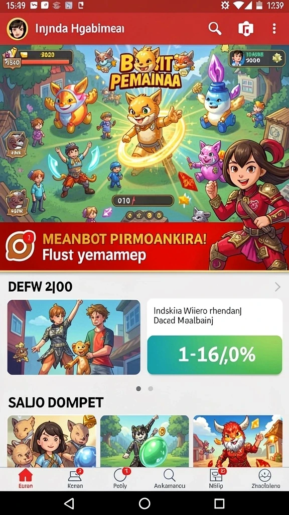 Karakter unik yang dapat dimainkan.