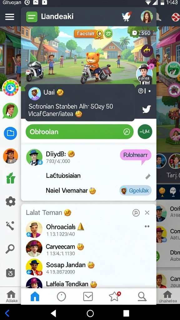 Tampilan antarmuka yang menarik dan intuitif.