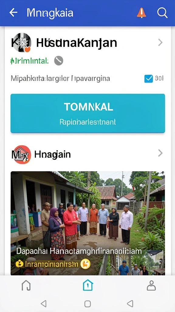 Tampilan utama aplikasi LANGIT77 yang menarik.