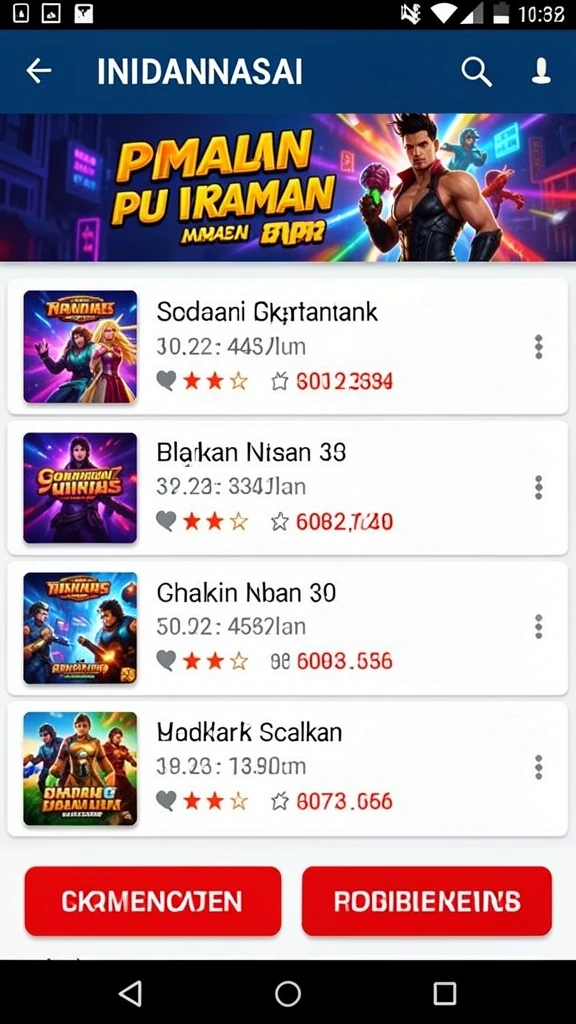 Pengaturan karakter dan item yang variatif dan menarik.