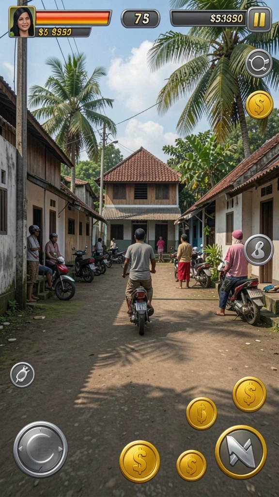 Fitur turnamen yang menambah keseruan permainan.