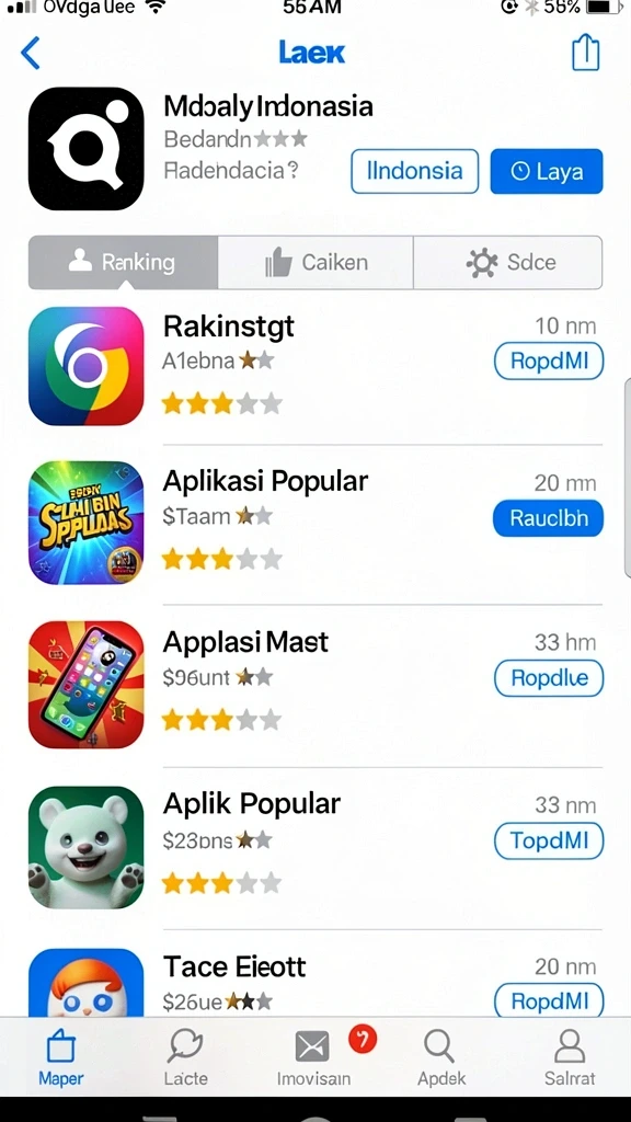 Fitur chat untuk berinteraksi dengan pemain lain.