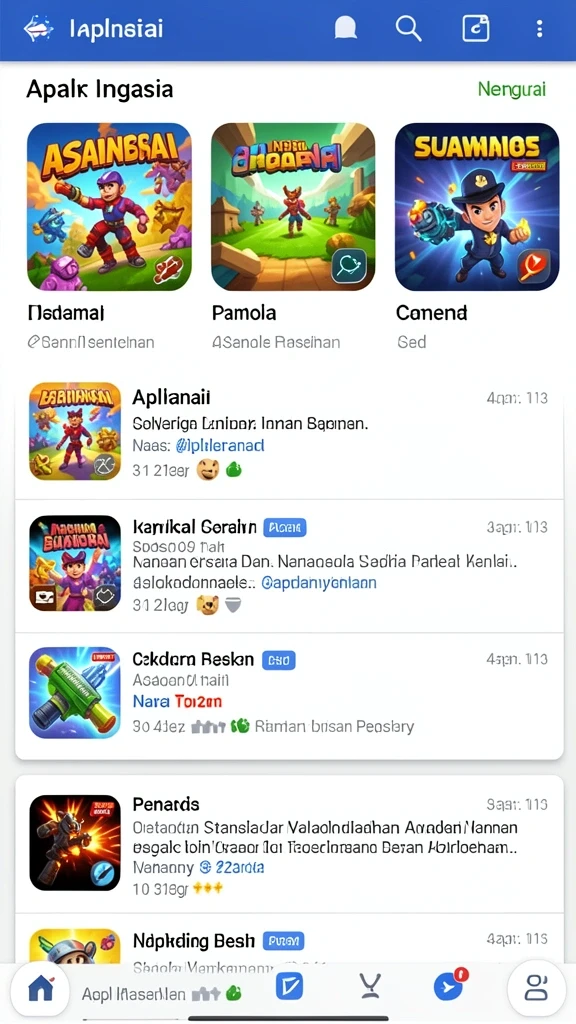 Tampilan awal yang menarik dan intuitif.