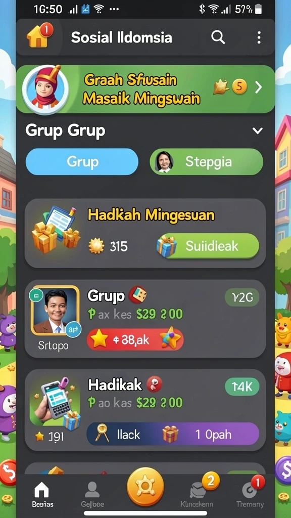 Tangkapan layar menampilkan karakter utama dalam aksi berpetualang.