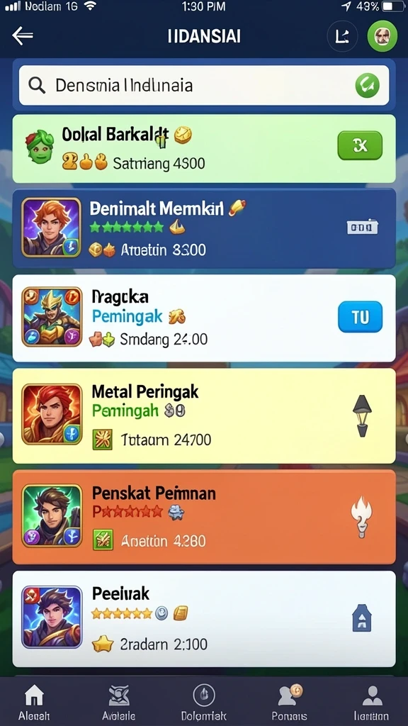 Misi harian memberikan tantangan baru setiap hari.