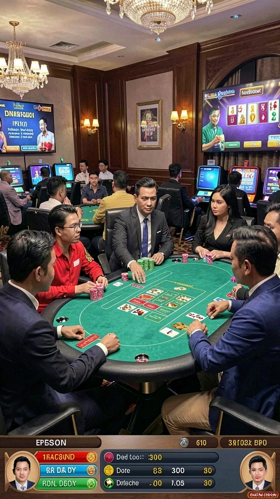 Penggunaan roda keberuntungan yang mengasyikkan.