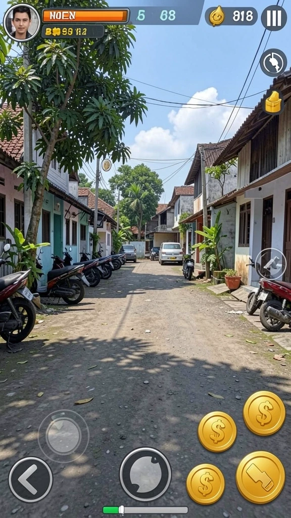 Tampilan antarmuka yang bersih dan menarik.
