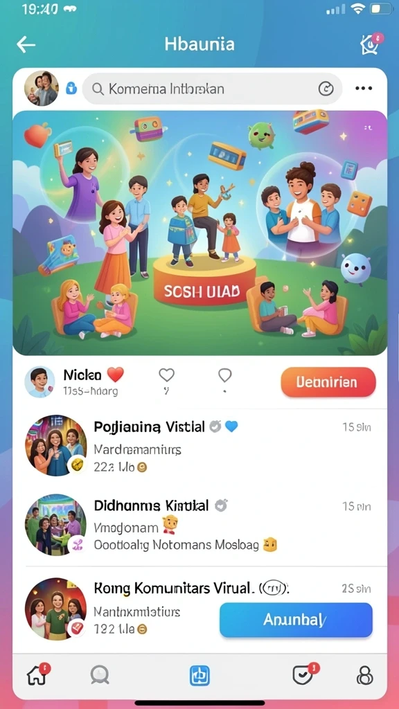 Interaksi sosial dalam mode multiplayer yang seru.