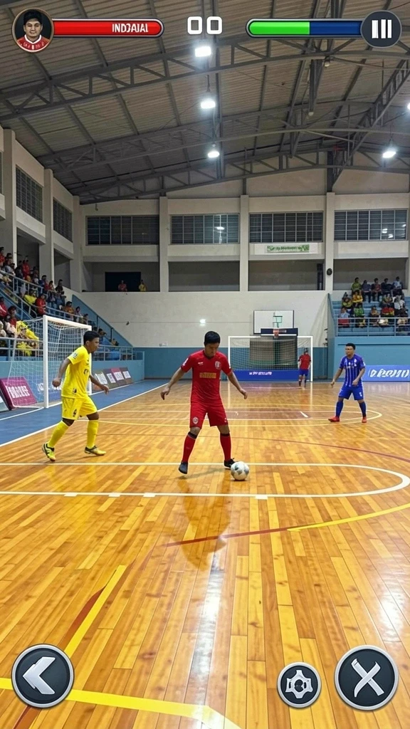 Fitur multiplayer yang mendukung strategi tim.