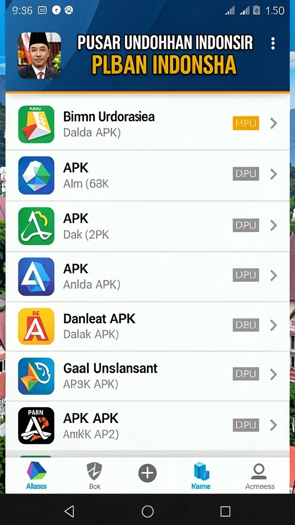 Tampilan antarmuka yang menarik dan modern.