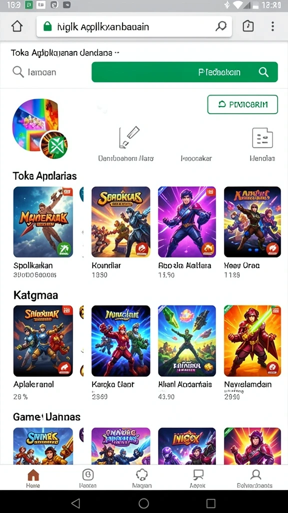 Tampilan awal game RP79 yang menarik.