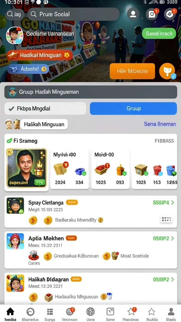 Beragam pilihan permainan yang mengasyikkan.