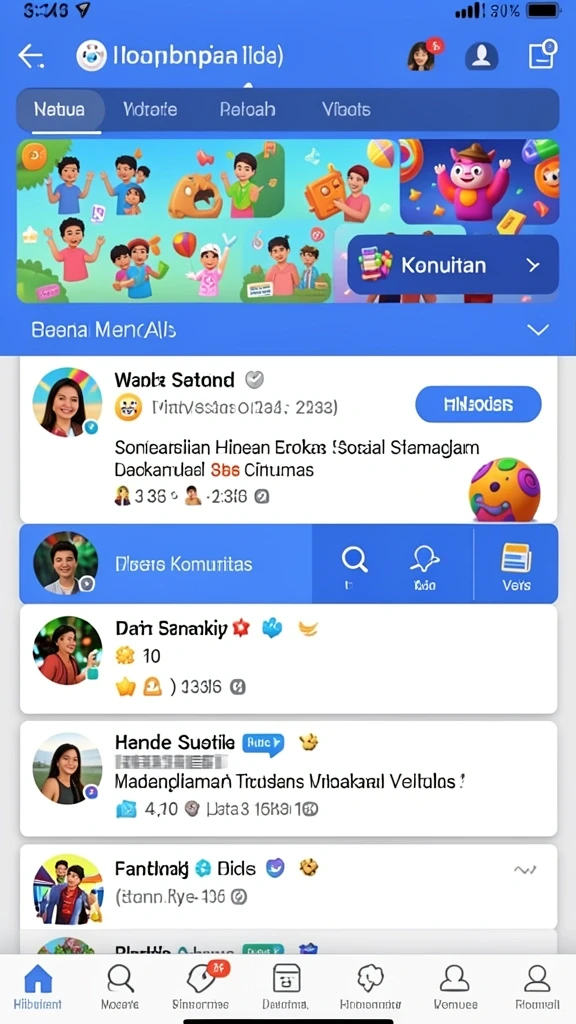 Antarmuka gameplay yang user-friendly dan mudah dinavigasi.