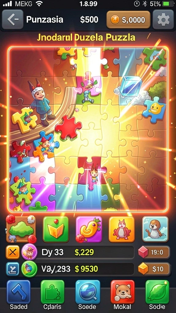 Screenshot menampilkan pemandangan indah dalam dunia fantasi.