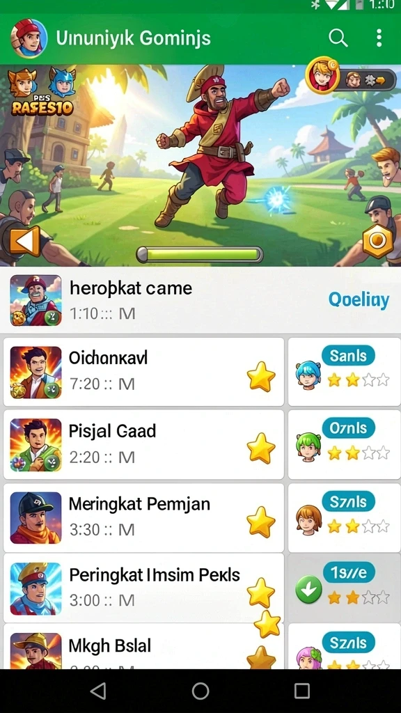 Fitur multiplayer yang memungkinkan kompetisi dengan teman.
