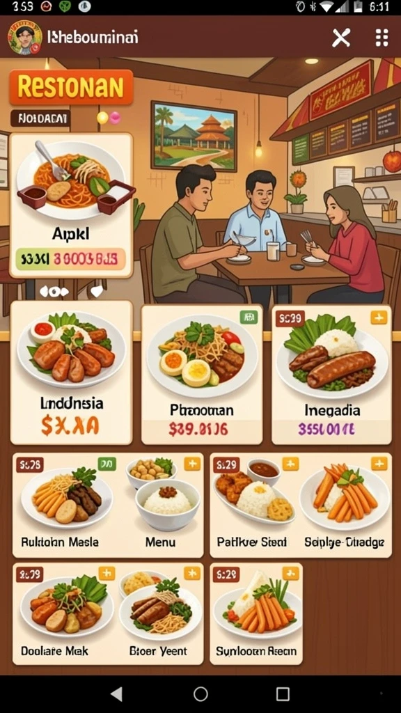 Tampilan antarmuka SOBATGAMING yang menarik dan mudah digunakan.