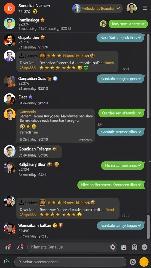 Dukungan pelanggan yang selalu siap membantu pemain.