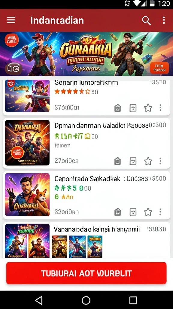 Screenshot menampilkan antarmuka utama aplikasi TOBAWIN88.