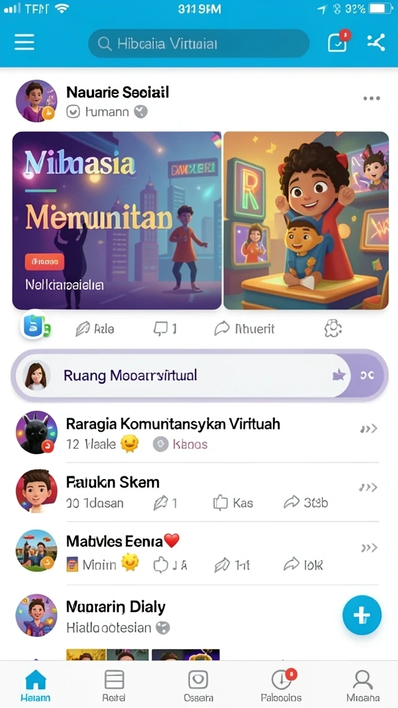Screenshot komunitas aktif pengguna TOTO80.