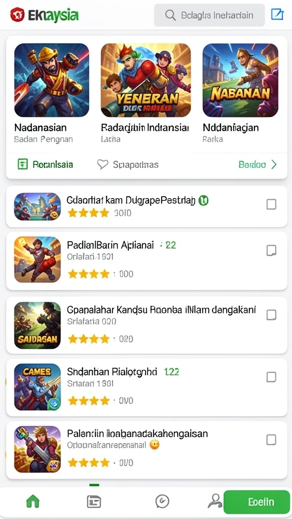 Tangkapan layar menampilkan karakter baru yang menarik.