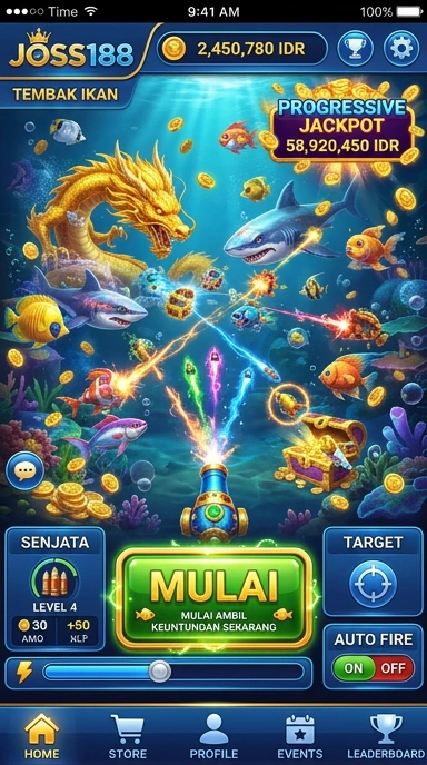 joss188 — layar beranda